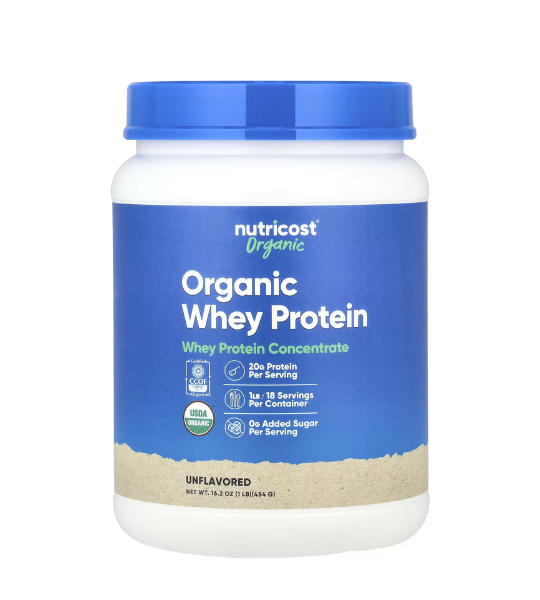 Nutricost, Organic Whey Protein, Unflavored, 1 lb (454 g) in Pakistan