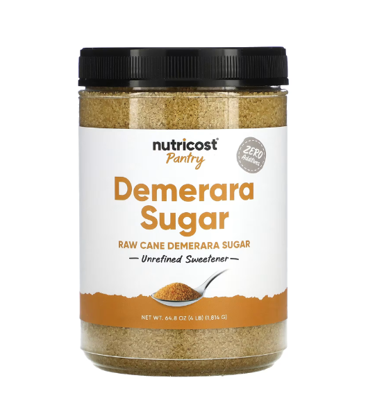 Nutricost, Pantry, Demerara Sugar, Unrefined Sweetener, 64.8 oz (1,814 g) in Pakistan