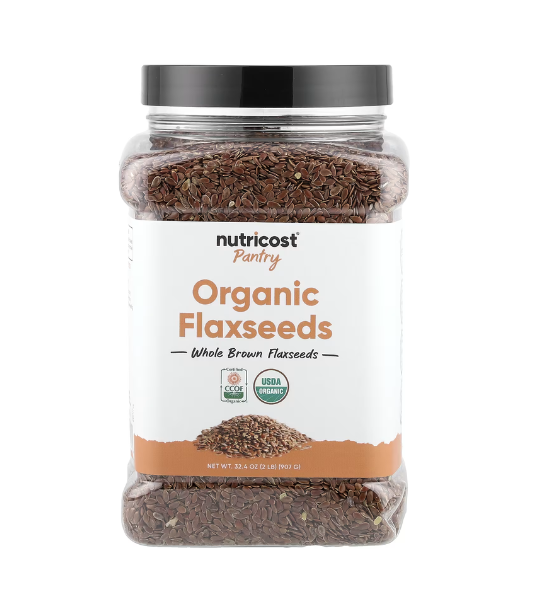 Nutricost, Pantry, Organic Flaxseeds, 32.4 oz (907 g) in Pakistan