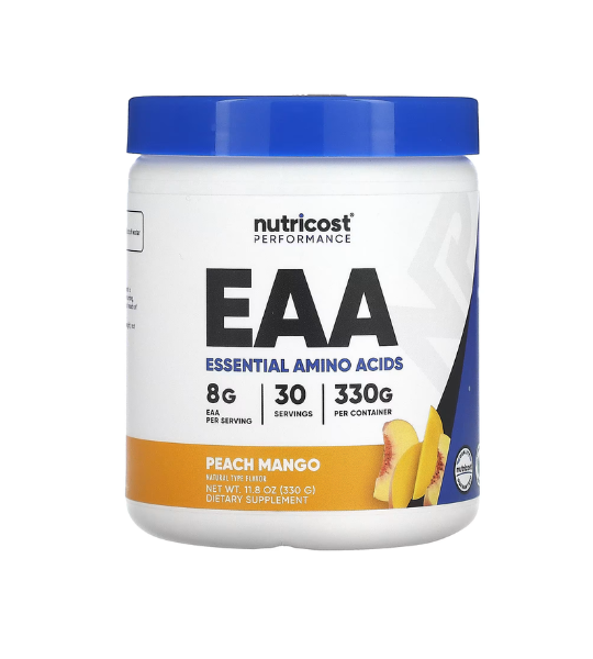 Nutricost, Performance, EAA Powder, Peach Mango, 11.8 oz (330 g) in Pakistan