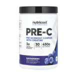 Nutricost, Performance, Pre-C, Pre-Workout Complex With Creatine, Blue Raspberry, 1 lb (450 g) in Pakistan