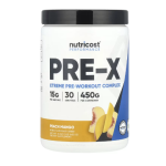 Nutricost, Performance, Pre-X, Xtreme Pre-Workout Complex, Peach Mango, 1 lb (450 g) in Pakistan