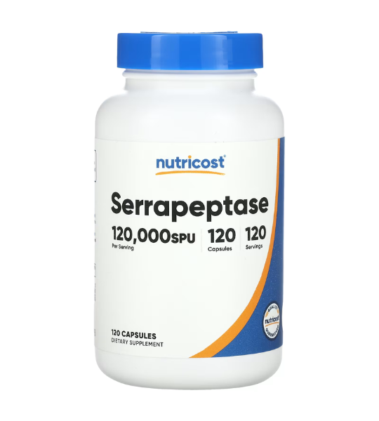 Nutricost, Serrapeptase, 60 mg (120,000 SPU), 120 Capsules in Pakistan