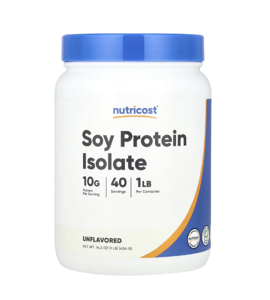 Nutricost, Soy Protein Isolate, Unflavored, 1 lb (454 g) in Pakistan