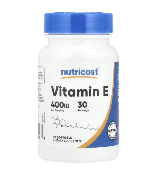 Nutricost, Vitamin E, 180 mg (400 IU), 30 Softgels in Pakistan
