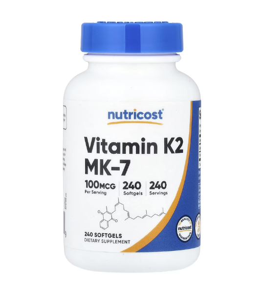 Nutricost, Vitamin K2 MK-7, 100 mcg, 240 Softgels in Pakistan