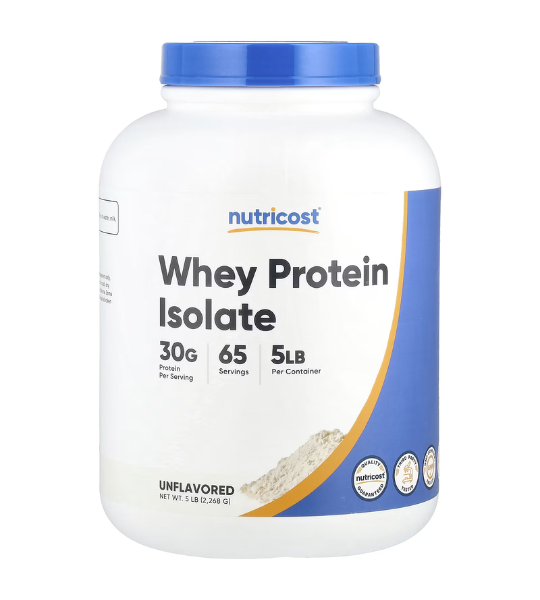 Nutricost, Whey Protein Isolate, Unflavored, 5 lb (2,268 g) in Pakistan