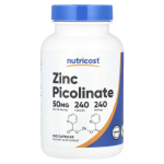 Nutricost, Zinc Picolinate, 50 mg, 240 Capsules in Pakistan