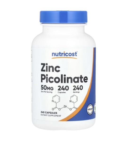 Nutricost, Zinc Picolinate, 50 mg, 240 Capsules in Pakistan