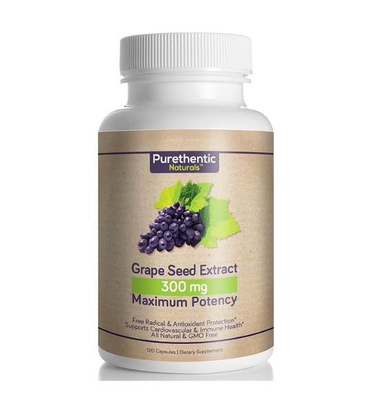 Purethentic Naturals Grape Seed Extract Capsules in Pakistan