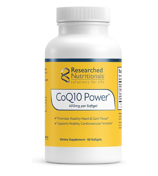 Researched Nutritionals CoQ10 Power 400mg Softgels in Pakistan