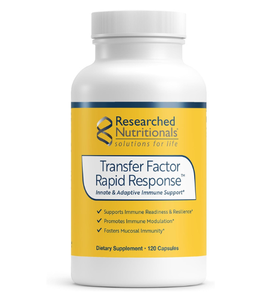Researched Nutritionals Transfer Factor Rapid Response Immune Support Capsules in Pakistan