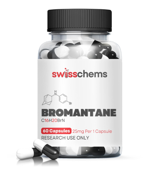 Swiss Chems Bromantane 25mg 60 Capsules in Pakistan