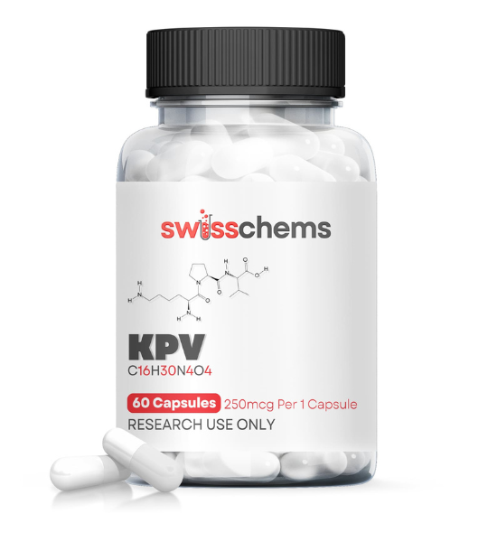 Swiss Chems KPV (Lysine-Proline-Valine) 250mcg Capsules in Pakistan