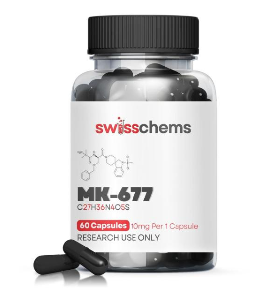 Swiss Chems MK-677 Ibutamoren 10mg Capsules in islamabad