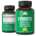 Synbiotic Prebiotic + Probiotic + Postbiotic 60 Capsules in Pakistan
