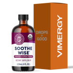 VIMERGY Kids USDA Organic Soothe Wise* Elderberry & Raw Honey Formula 120ml in Pakistan