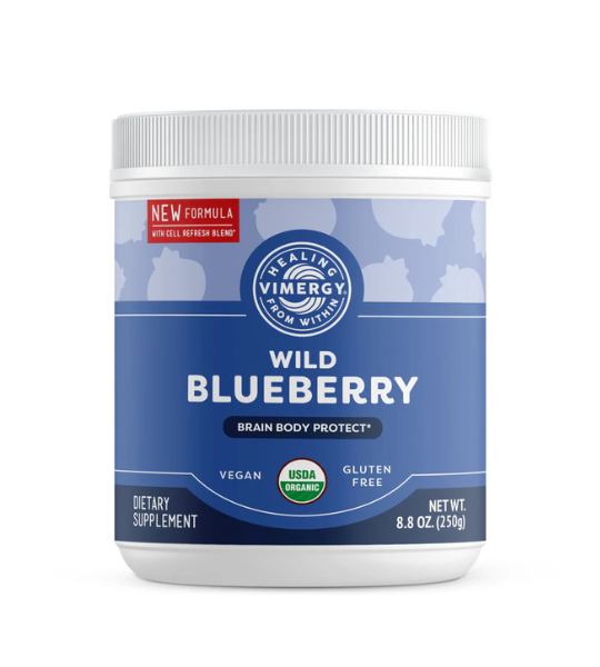 VIMERGY USDA Organic Wild Blueberry Powder 250g in Pakistan