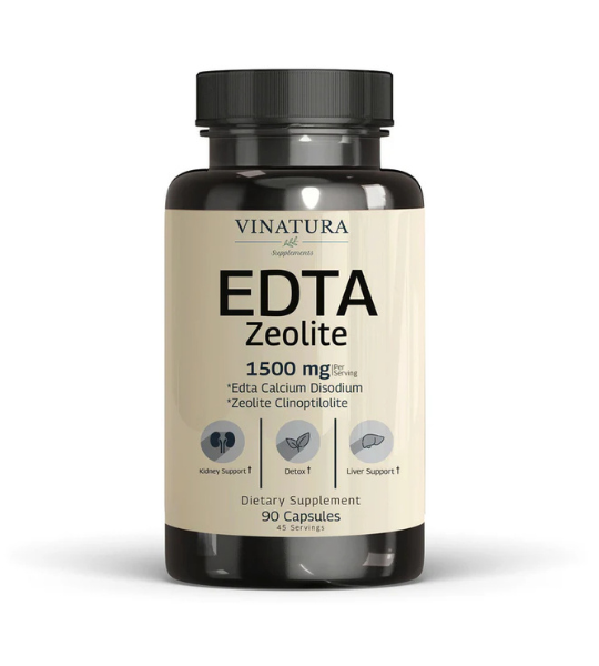 VINATURA EDTA (Calcium Disodium) Zeolite 1500mg Capsules in Pakistan