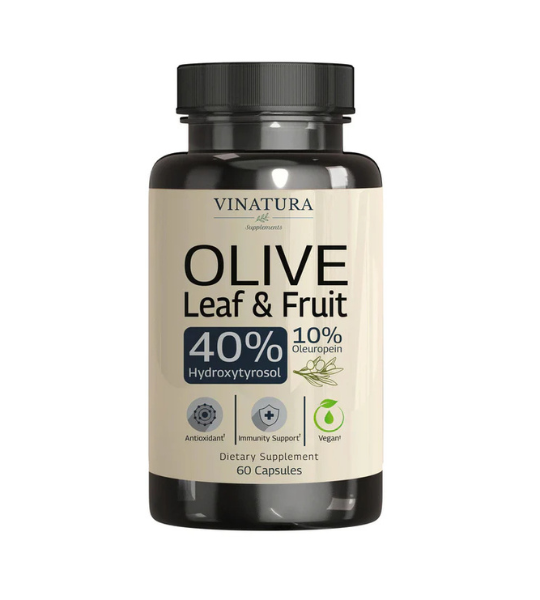 VINATURA Olive Leaf Extract & Fruit Hydroxytyrosol 60 Capsules in Pakistan