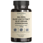 VINATURA Sea Moss, Blue Vervain, Olive Leaf Extract, Ashwagandha 1250mg Capsules in Pakistan