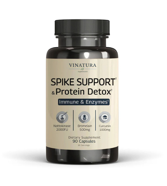 VINATURA Spike Support - Nattokinase, Bromelain, Curcumin Capsules in Pakistan