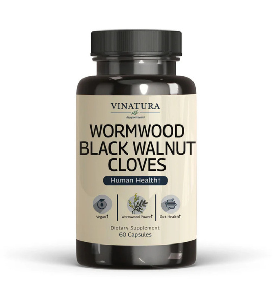 VINATURA Wormwood Black Walnut Cloves 60 Capsules in Pakistan