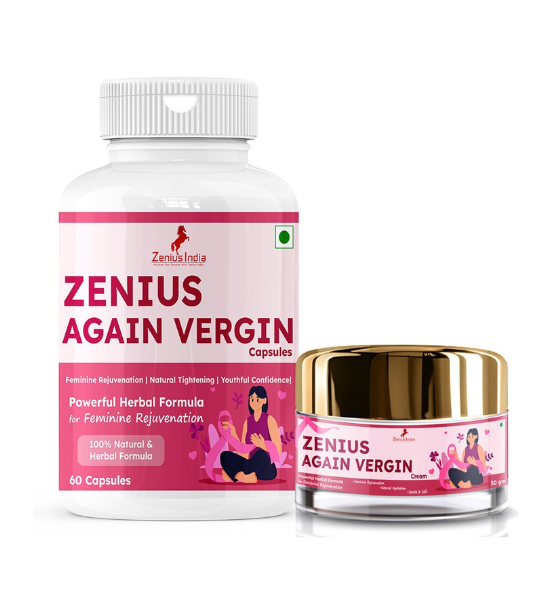 Zenius Again Vergin Kit, 60 Caps & Cream in Pakistan
